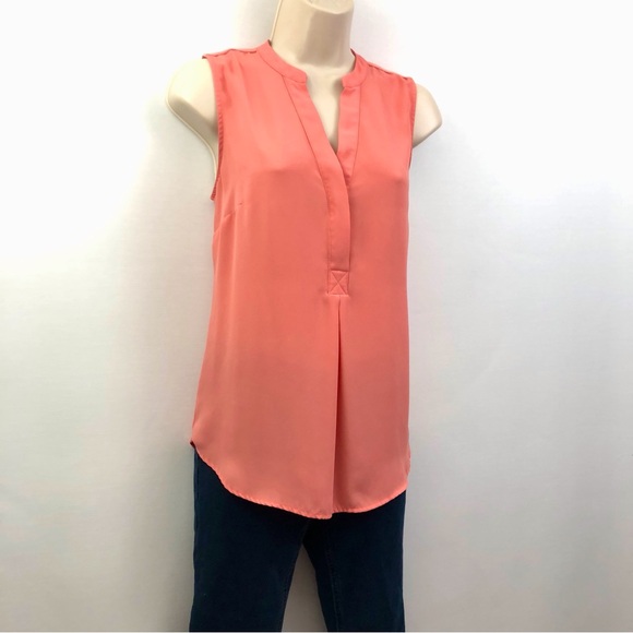 The Limited Orange Sleeveless Popover Top - Picture 12 of 16